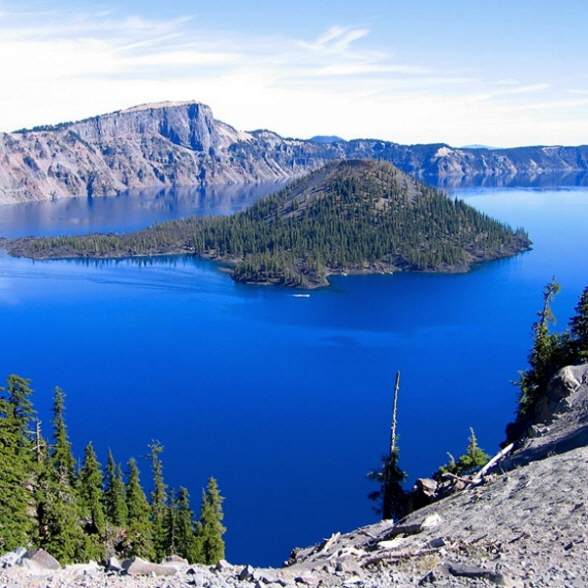 Klamath Crater Lake View