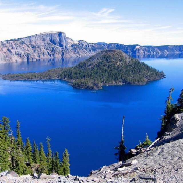 Klamath Crater Lake View